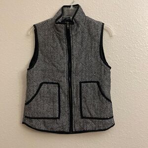 Honey Punch Herringbone Vest with Pockets Size Small